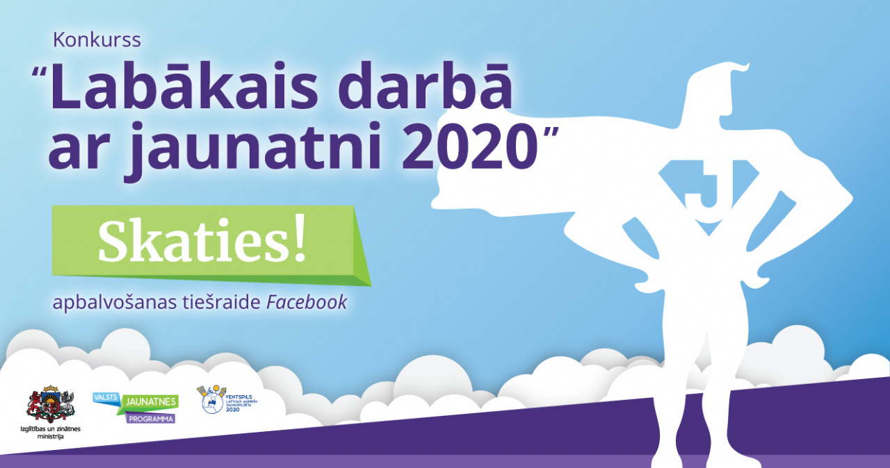 Apbalvošanas ceremonija “Labākais darbā ar jaunatni 2020”