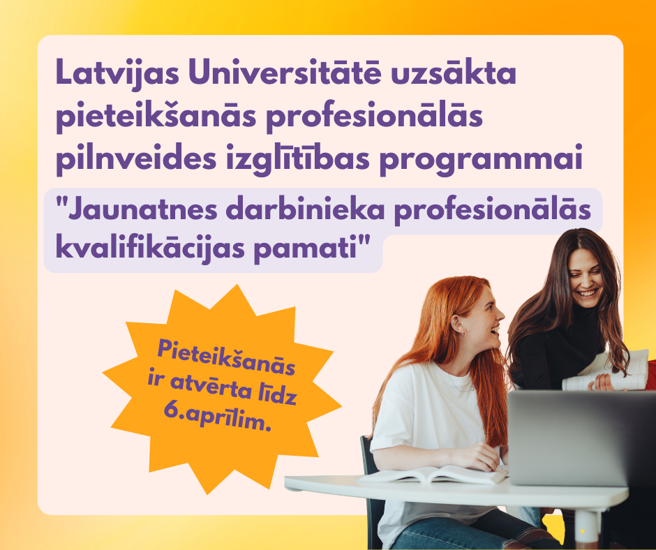 Tiek uzsākta jauna profesionālās pilnveides programma “Jaunatnes darbinieka profesionālās kvalifikācijas pamati”