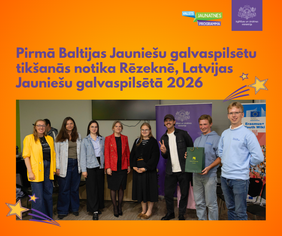 Pirmā Baltijas Jauniešu galvaspilsētu tikšanās notika Rēzeknē, Latvijas Jauniešu galvaspilsētā 2026