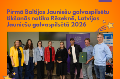 Pirmā Baltijas Jauniešu galvaspilsētu tikšanās notika Rēzeknē, Latvijas Jauniešu galvaspilsētā 2026