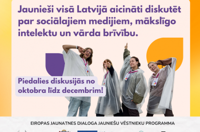 Jaunieši visā Latvijā aicināti iesaistīties diskusijās par informāciju un konstruktīvu dialogu